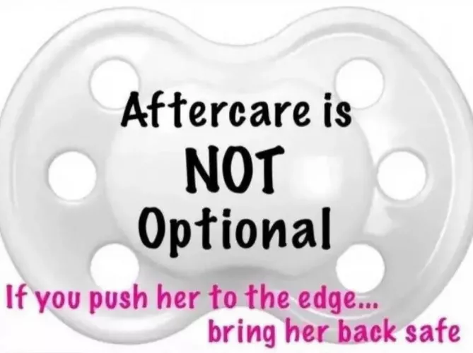 Aftercare is very important!