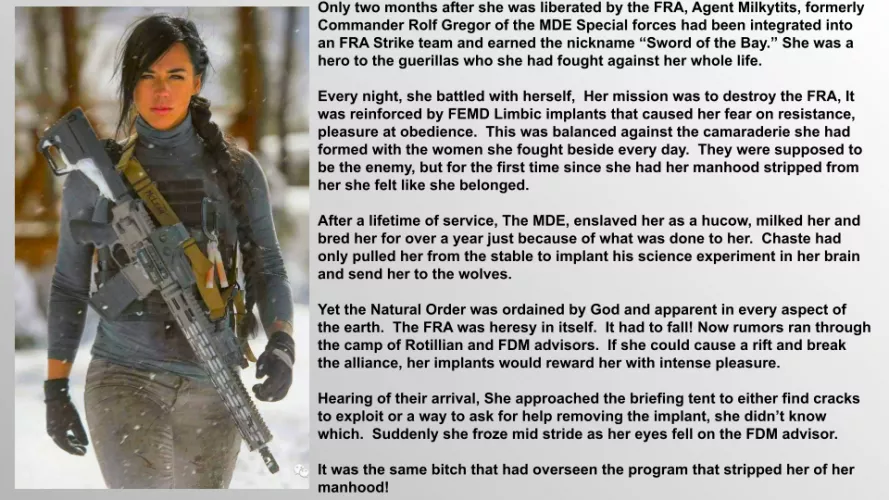 Agent Milkytits makes a shocking discovery about her past! (Background in the comments)