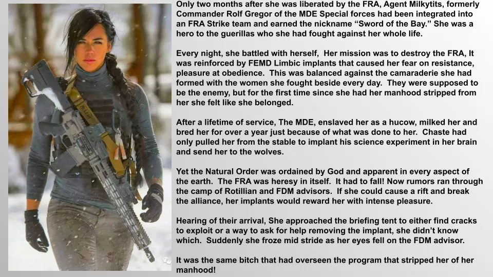 Agent Milkytits makes a shocking discovery about her past! (Background in the comments)