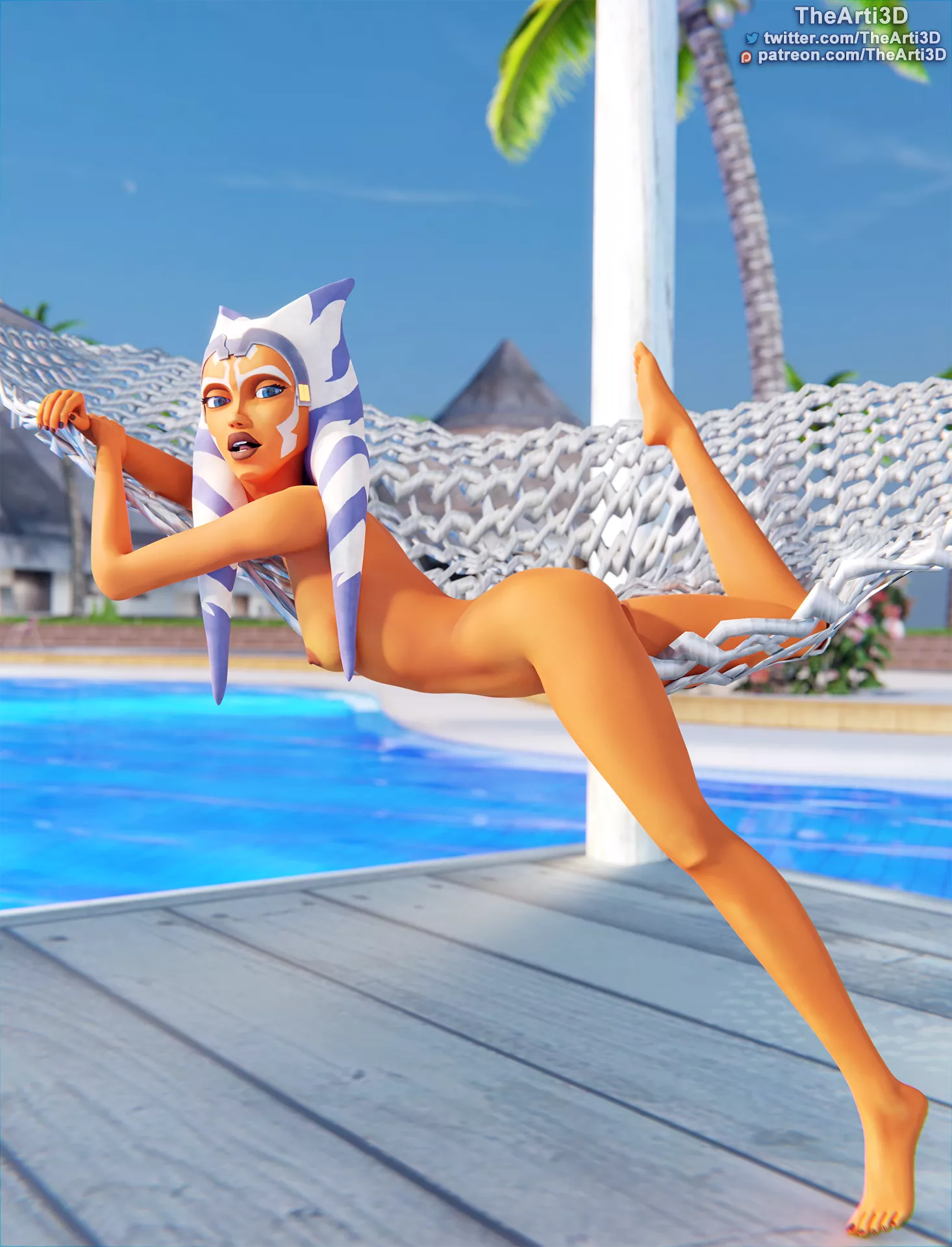 Ahsoka on hammock (TheArti3D)