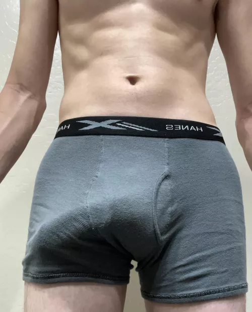 almost falling out of my briefs