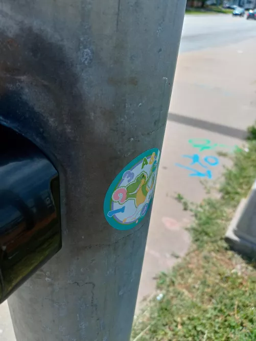 Alphagatorz sticker spotted in the wild. Cool to know there's at least one other ABDL in my neighborhood.