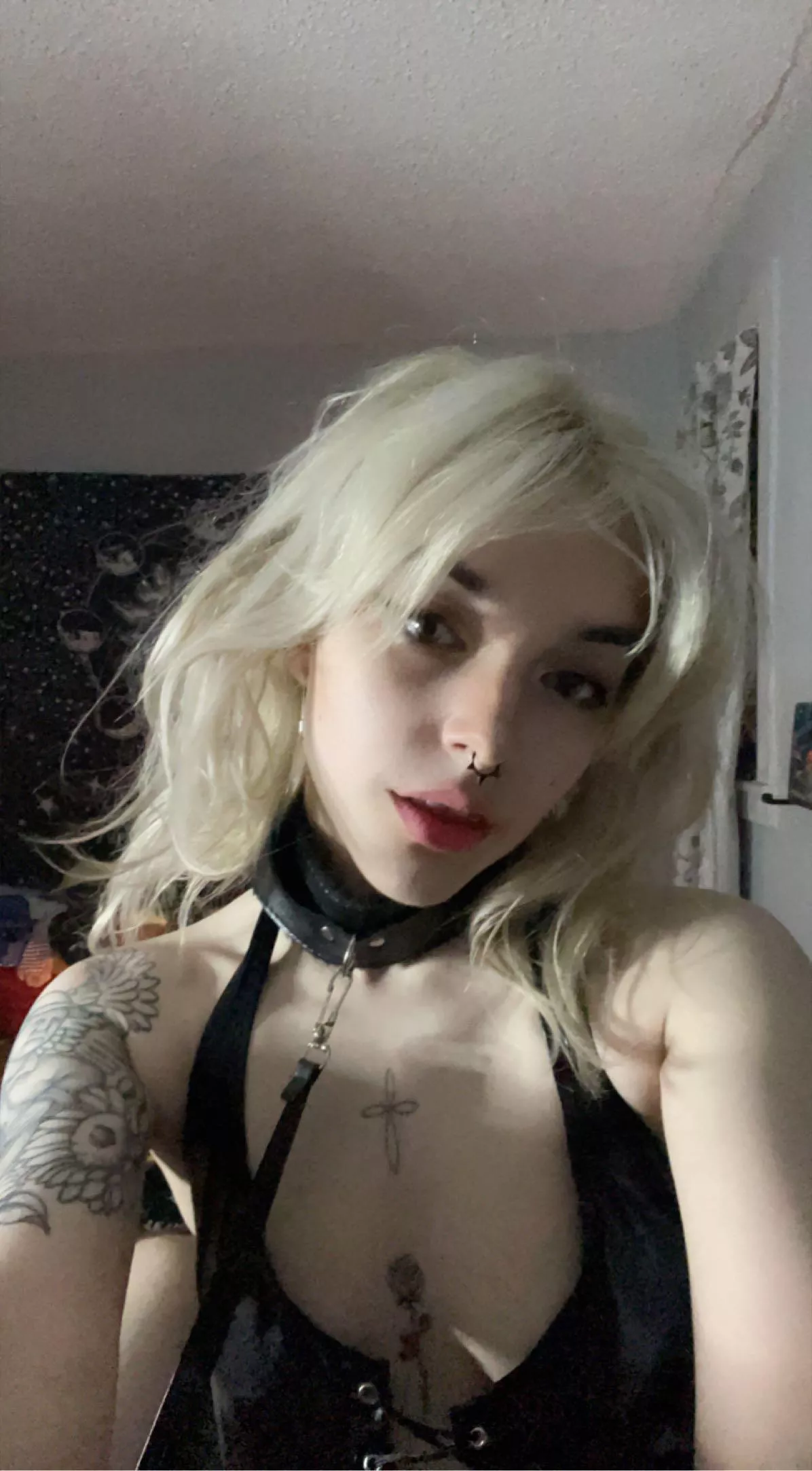 always on a collar and leash 😈 gotta keep me close