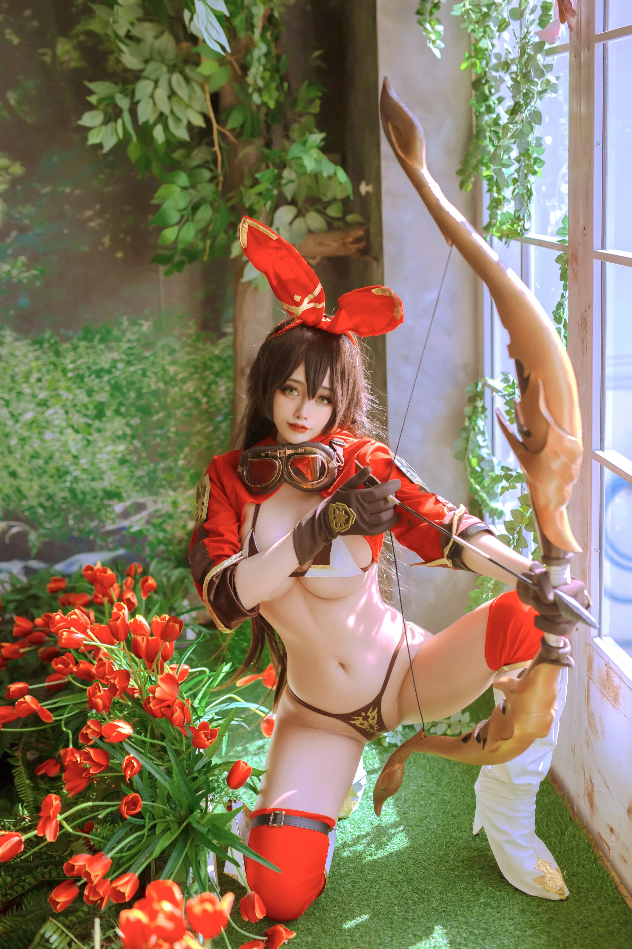 Amber (Genshin Impact) by Byoru