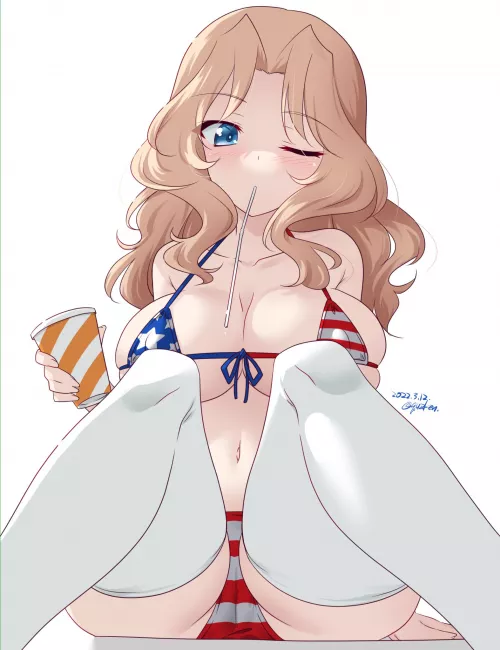 American Bikini Kay ( Kuzuryuu Kennosuke ) [Girls Und Panzer ]