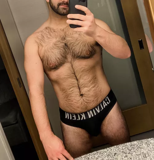 An otter in his briefs