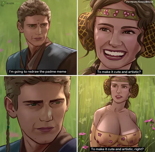 Anakin and Padme Rule34 (EmmaBrave) [Star Wars]
