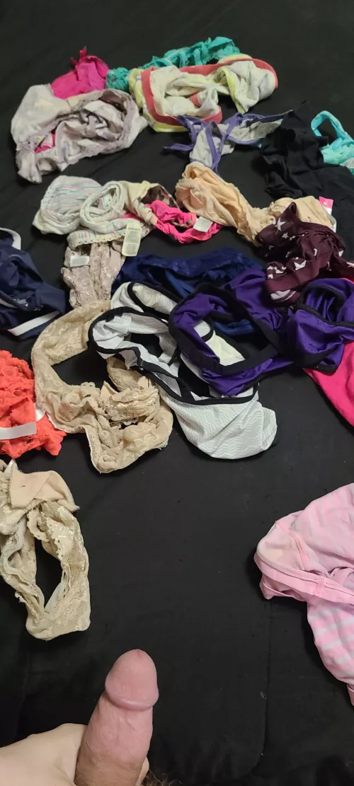 Anyone wanna buy my roommates panties?? I ship in the mail they are all dirty trying to get rid of my stash