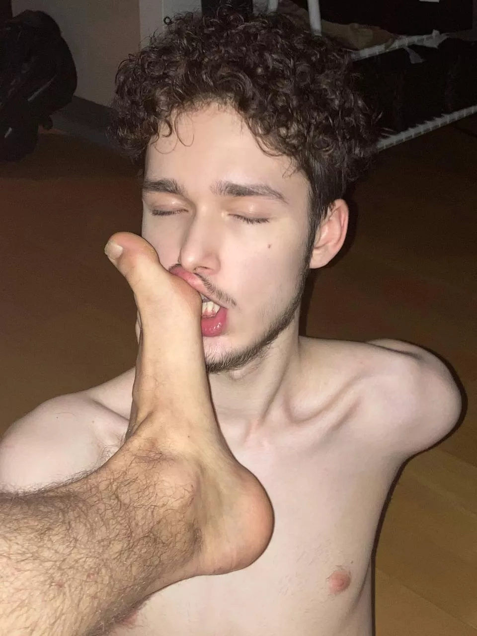Ask my ebst friend to give me taste his foot, and he said why not 