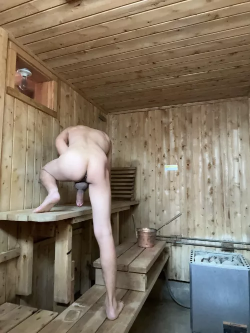 At the Sauna