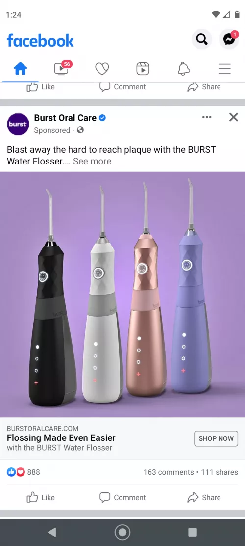 attention! I just found this water flosser. but if used properly I think it'll act as a fantastic vibrating till between the toes.... anyone?