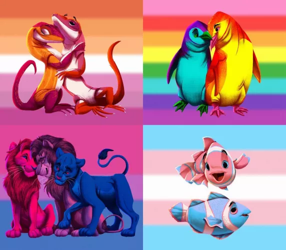 Au Naturale (Art by Wreckham) Happy Pride Month! <3