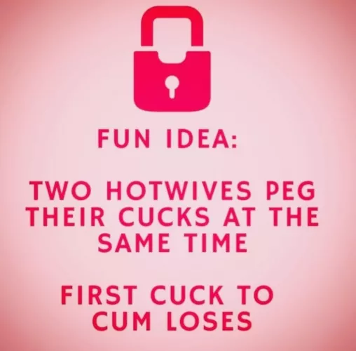 Awesome thought... suggestions on punishment for the loser?