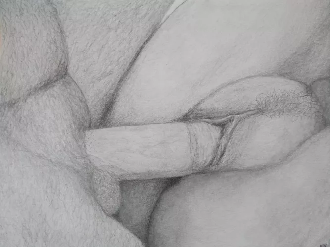 B2 & HB graphite drawing of mine.