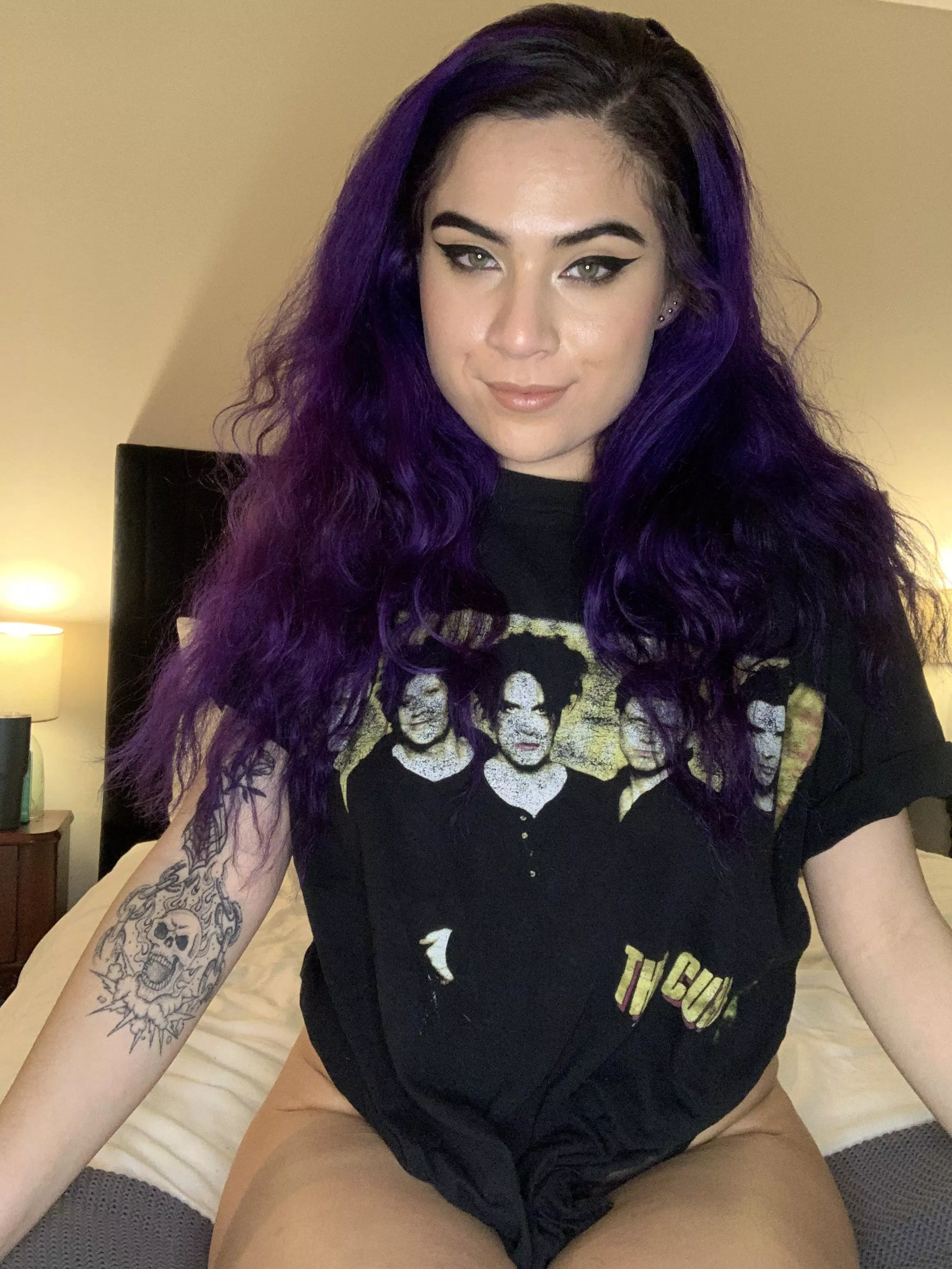 Band tees and panties