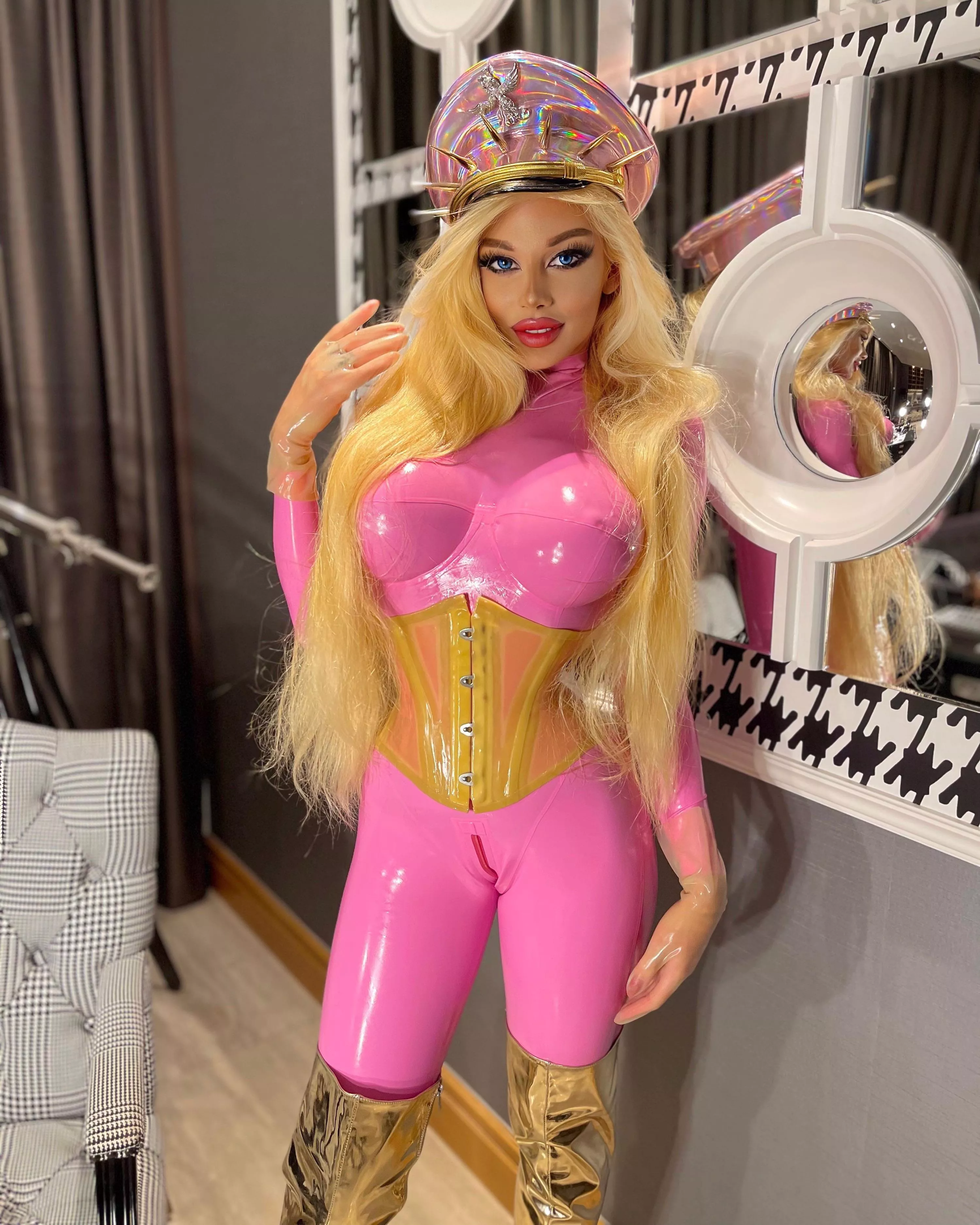 Barbie Dominatrix. 🫣🥹 You have to worship me one day personally. You cannot die without this moment, slut 🤭💕💗💋😘💋😘💋😘💋😘