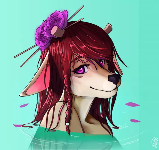 bath in the river ( Liri )