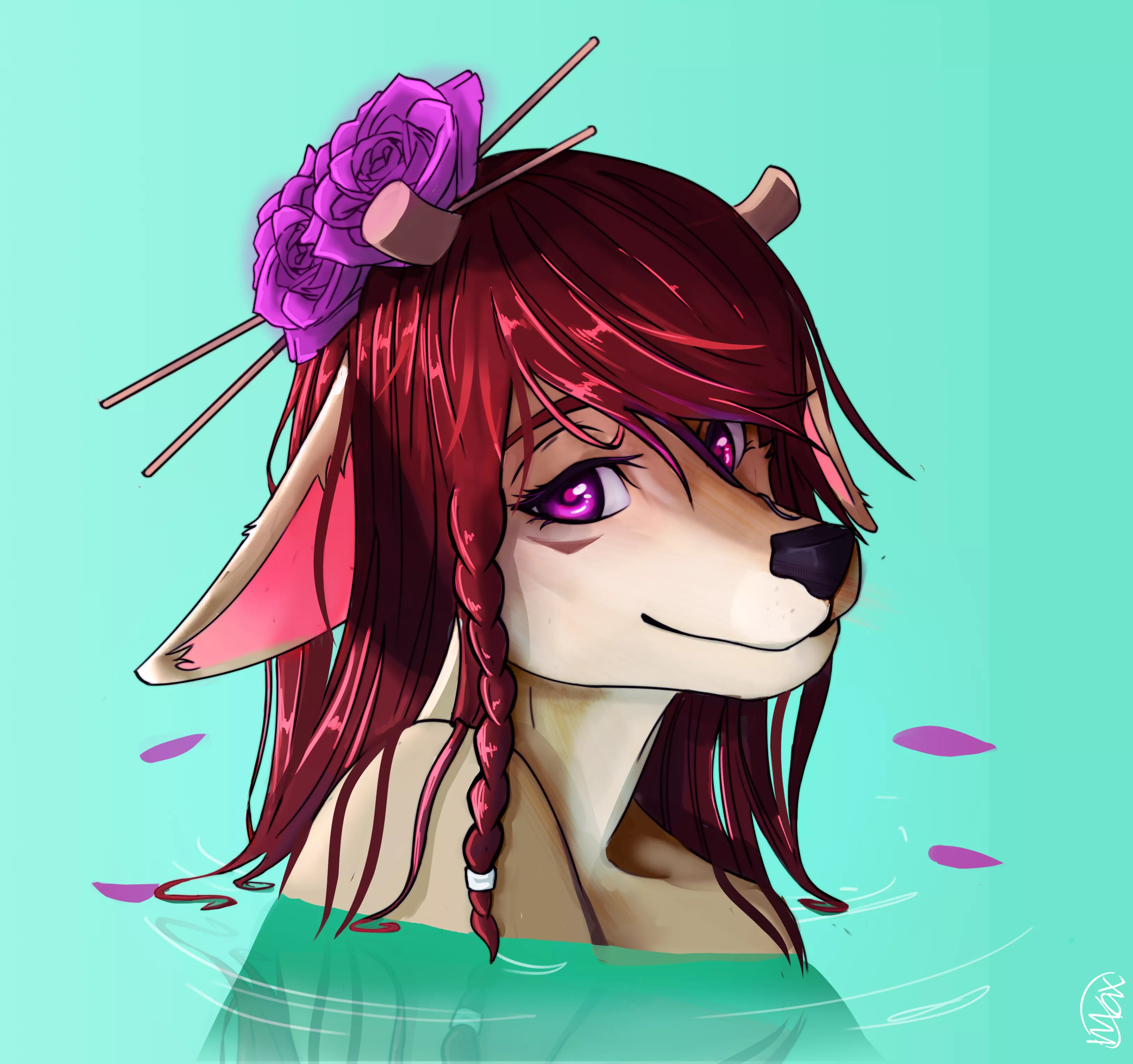 bath in the river ( Liri )