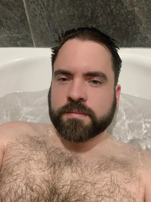 Bath time beard ๐งโโ๏ธ