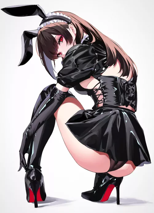 Beautiful and dangerous dark bunny