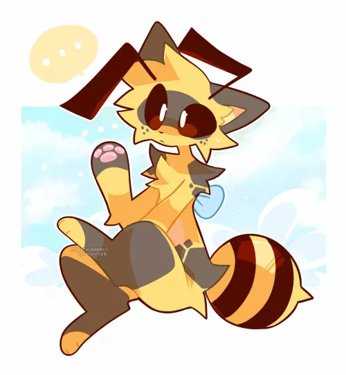 beecat [ art by me @zestylemonss on twitter ]