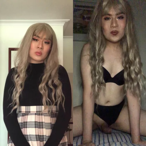 before & after our study session 😜