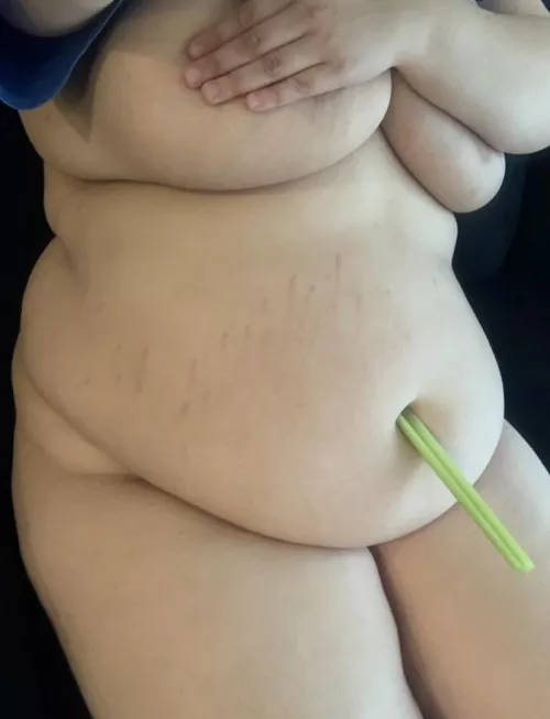 Belly button so deep it can hold many things 🤪😂 What should I try fitting next?