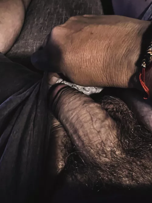 Big hairy dick in need of a blowjob