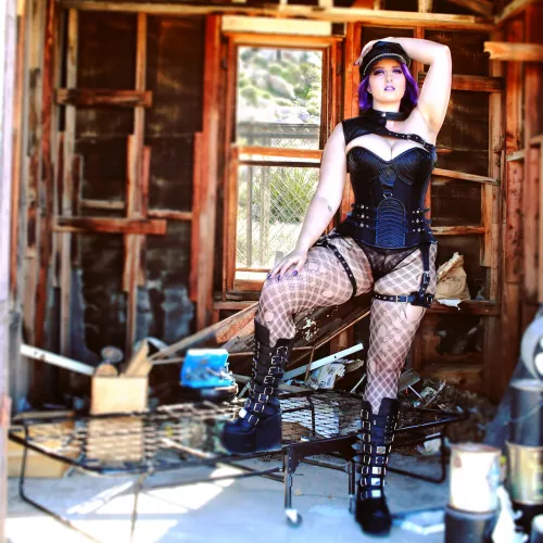 Big leather boots for stomping little things