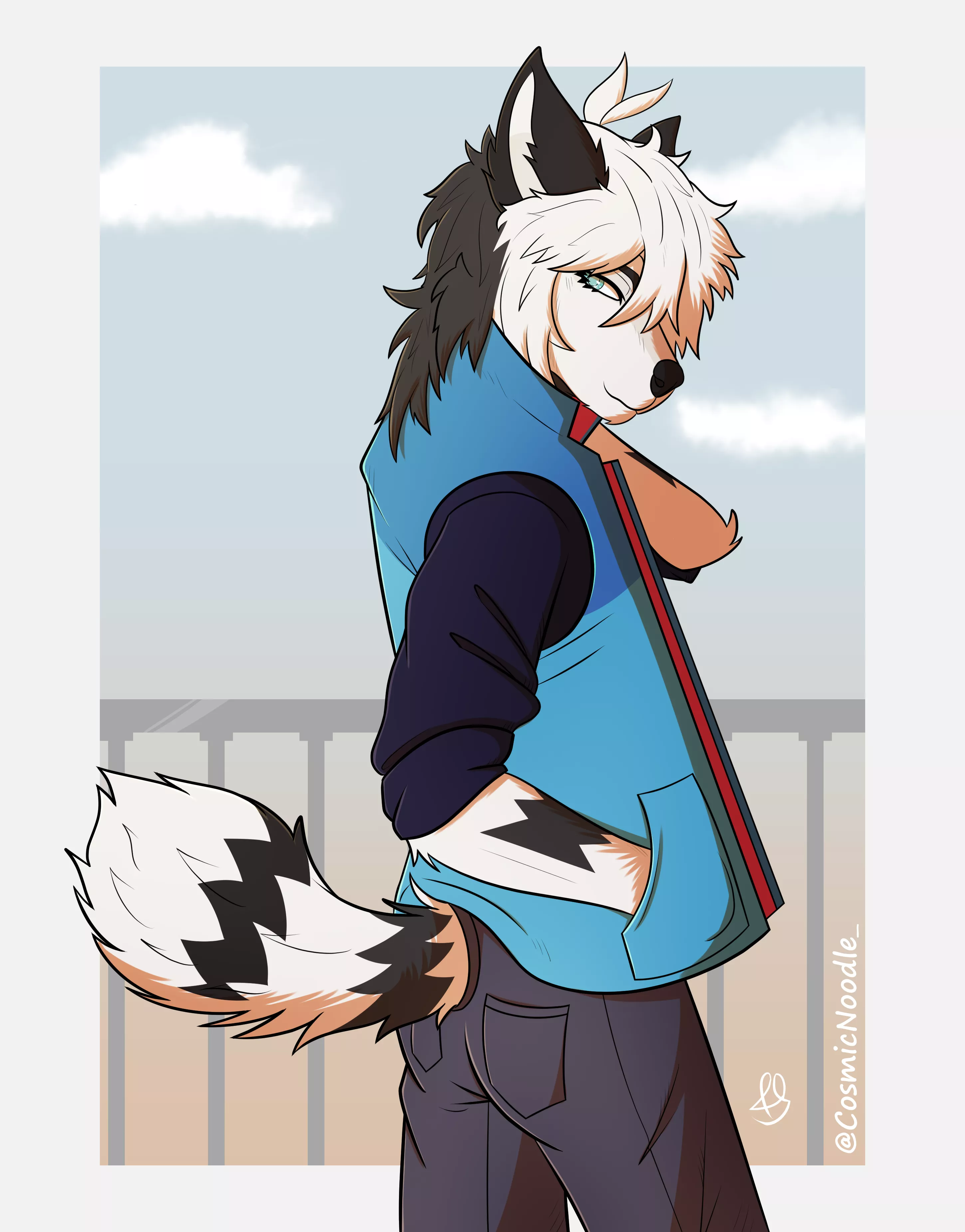 Birthday gift for a friend! (Art by me @CosmicNoodle_ on twitter)