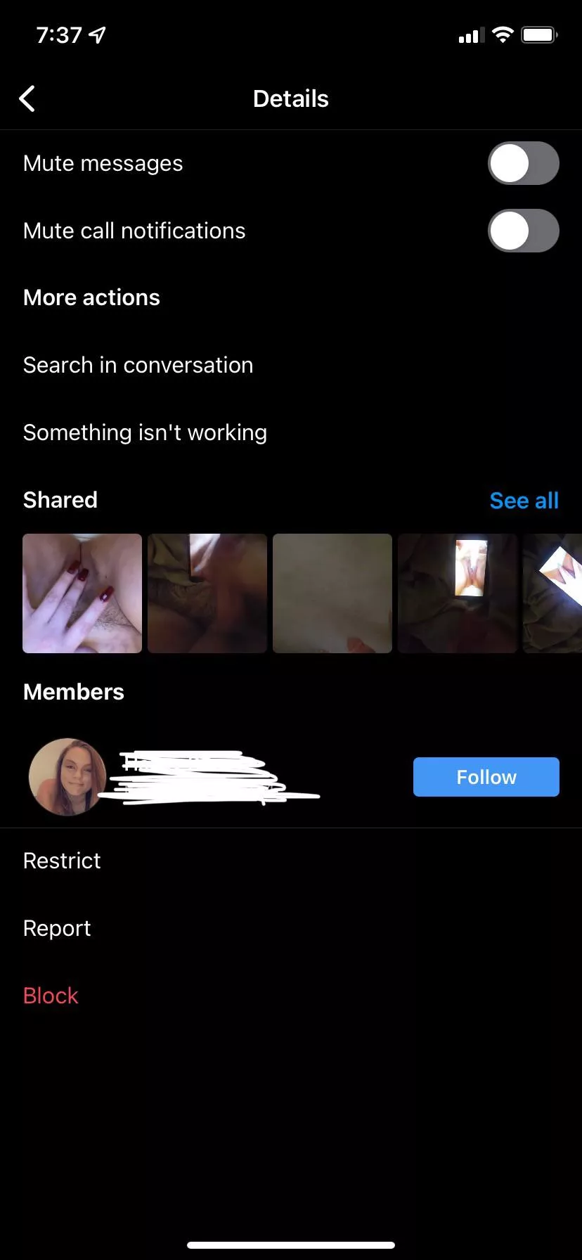 Bitch blocked me after I did some tribs for her so I think I’m gonna be exposing her ig and her pics and vids later