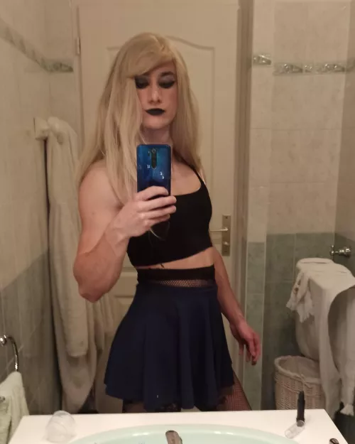 black make-up 😌💅