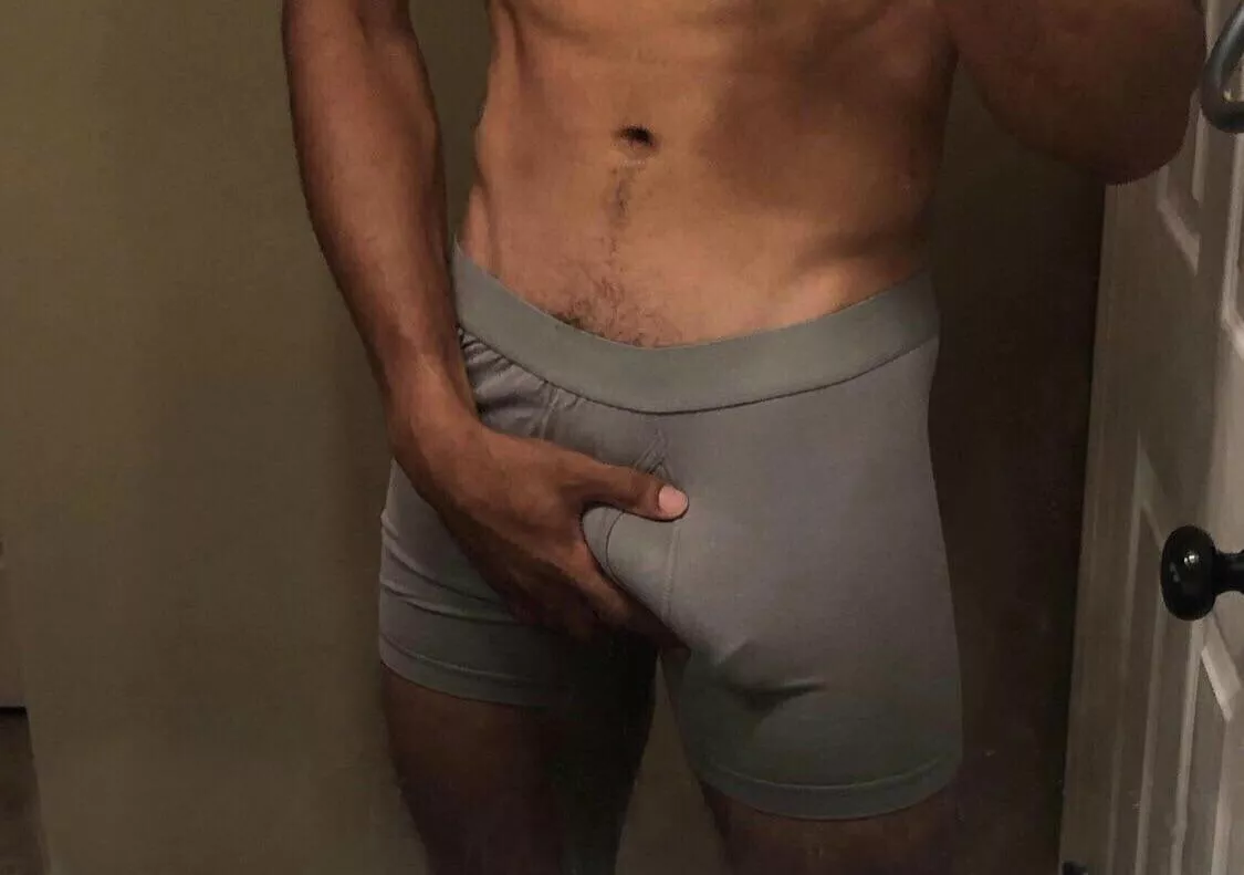 Bored. Boxers getting tight.