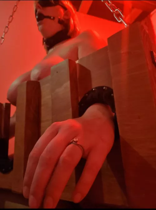 Bound and Gagged for an evening of playtime! 😈