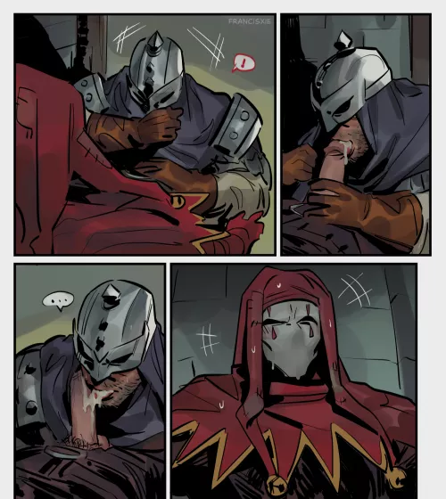 Bounty Hunter x Jester by francisxie (Darkest Dungeon)