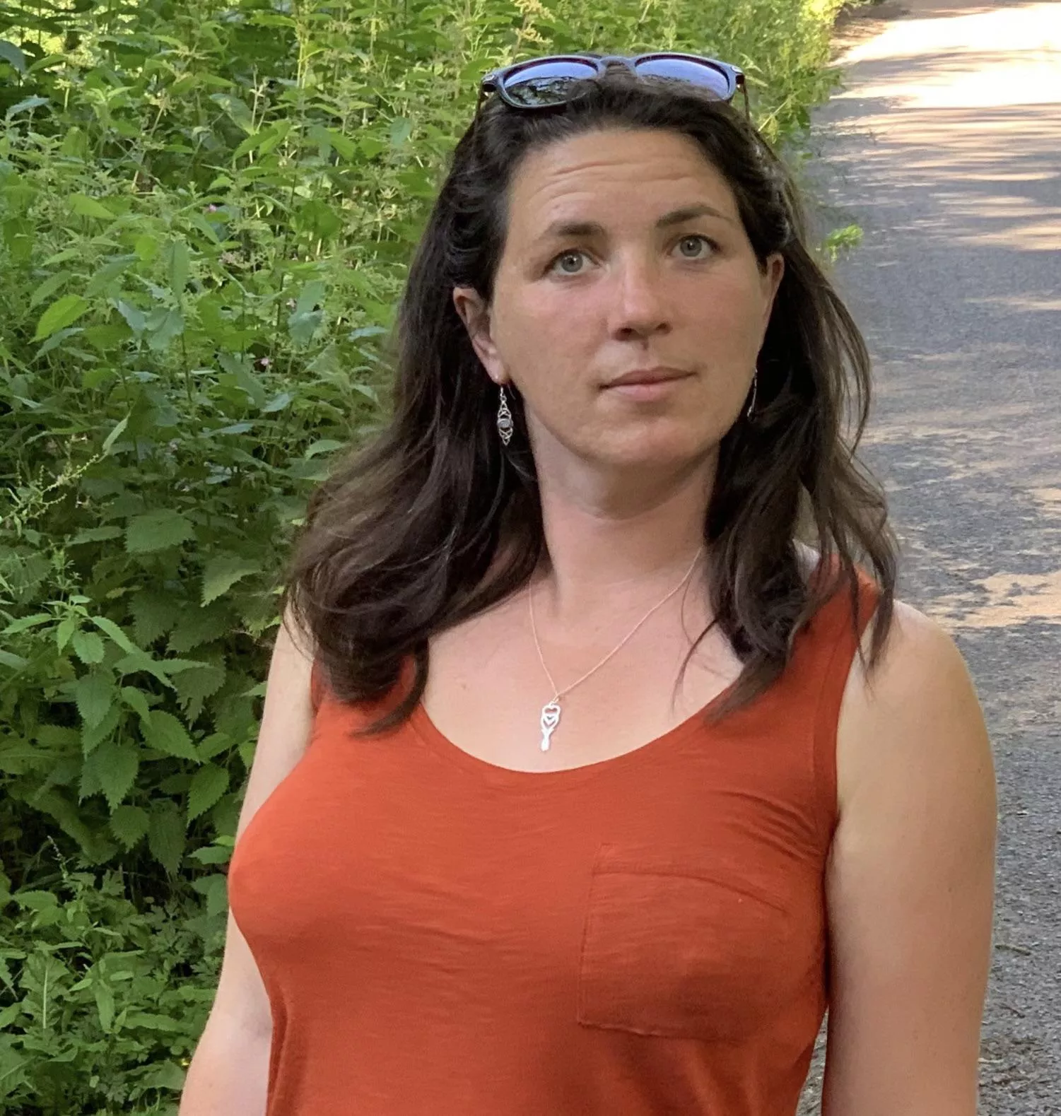 Braless walk in the sun 😉