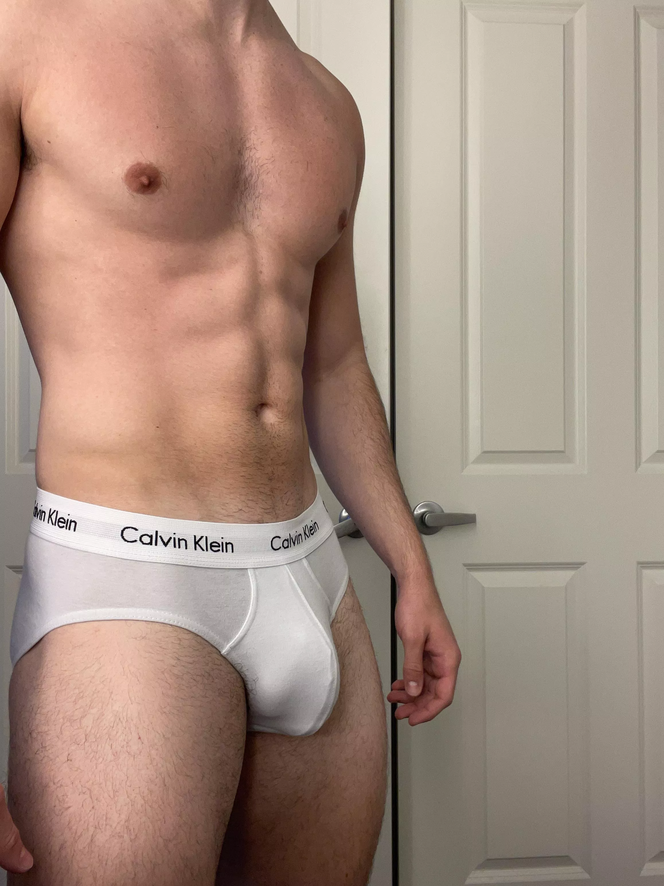 Briefs can barely contain the package 😓 DMs open if you want to see a bwc