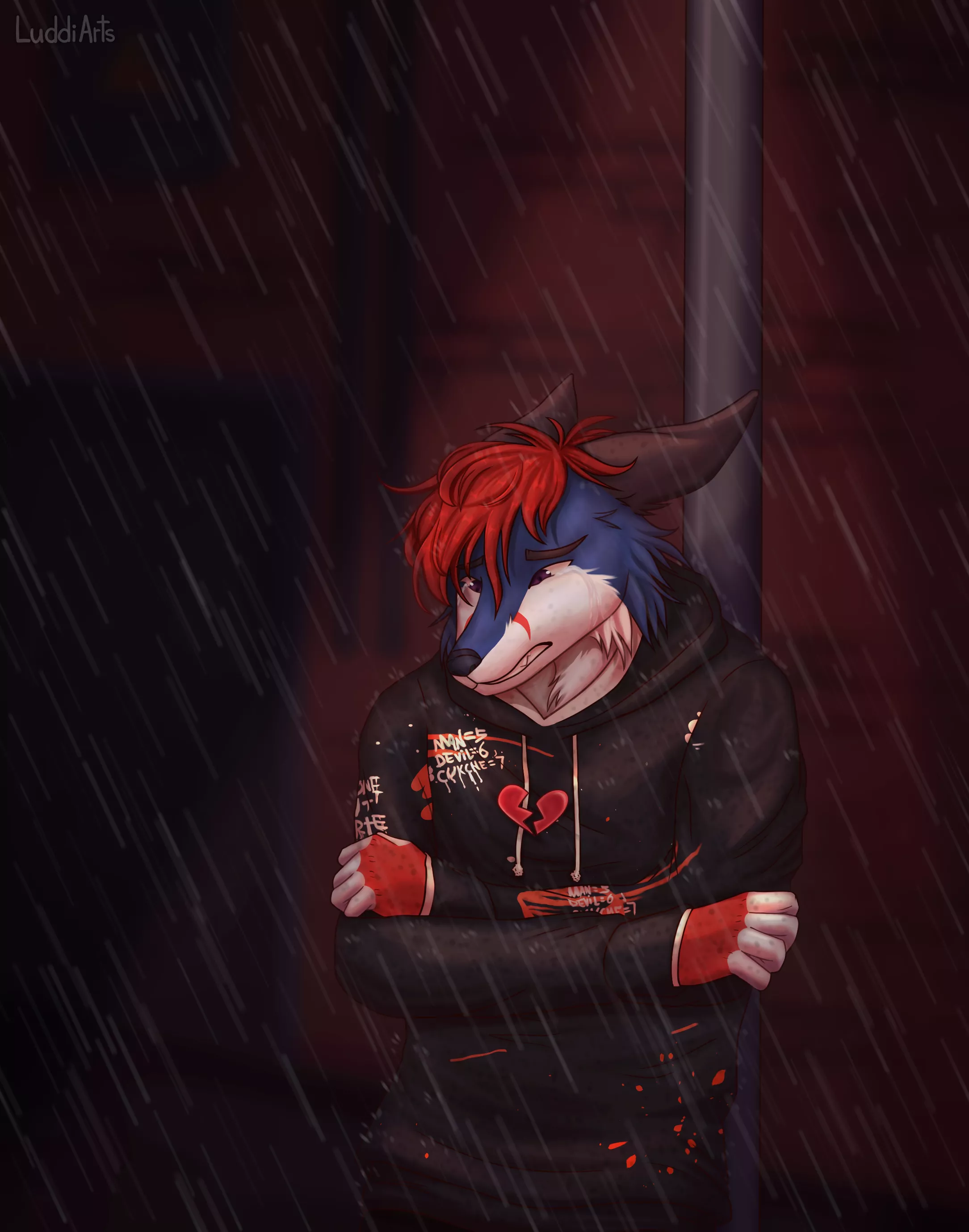 💔 Broken heart (comm) [art by me, @luddiarts on Twitter c:]