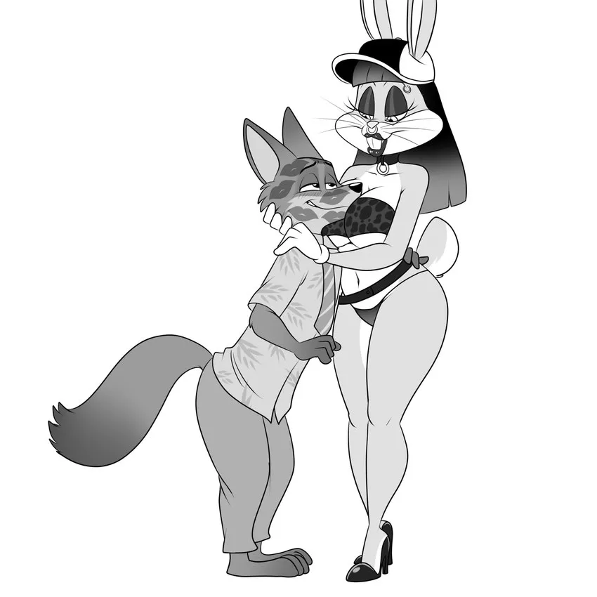 Bugs Bunny Porn - Bugs Bunny in drag is irresistible to Nick too. (LonBlueWolf) nudes by  TenderPaw64