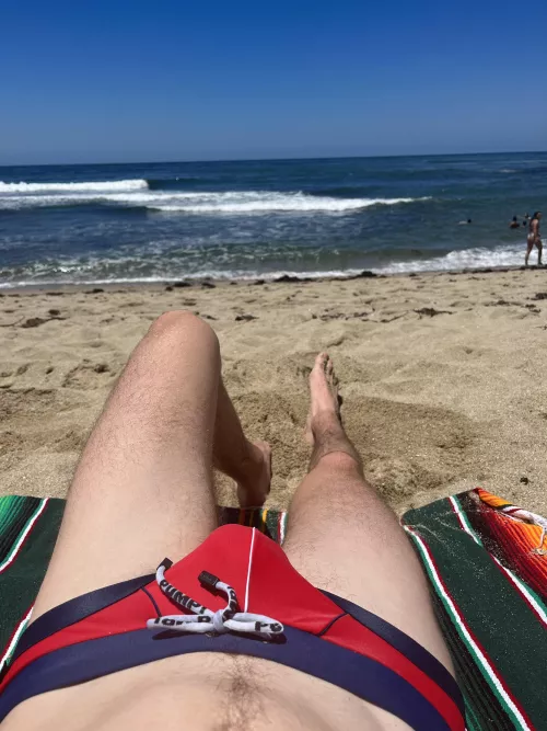 Bulging at the beach