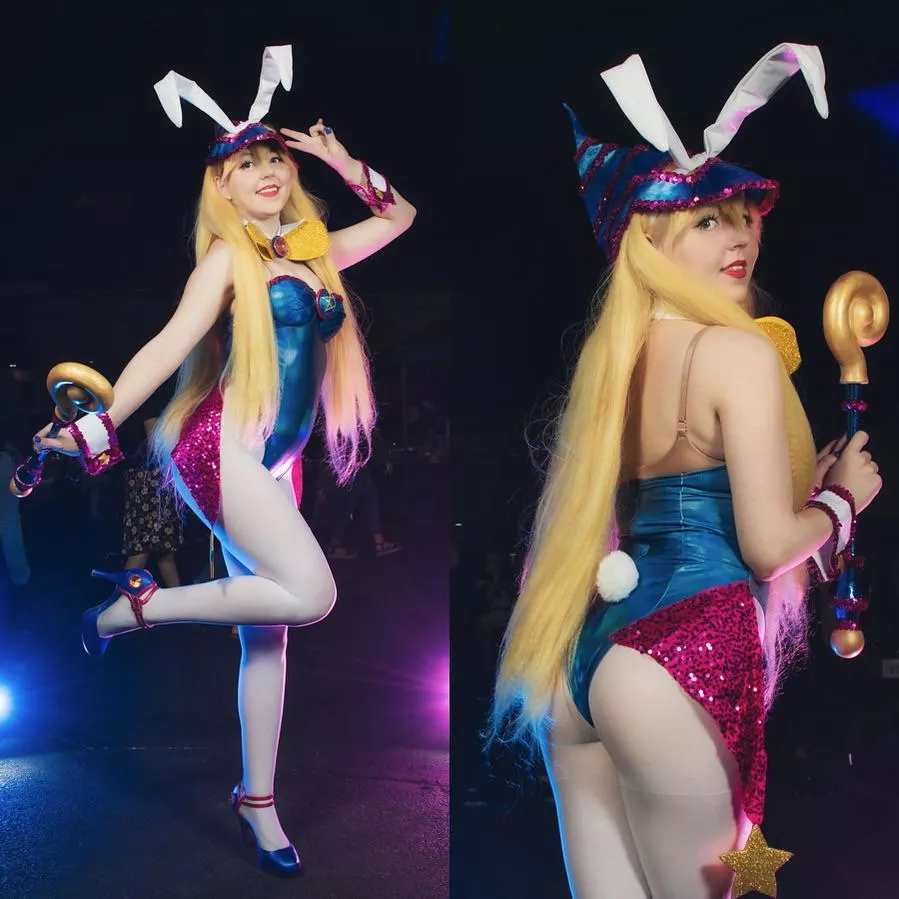 Bunny Dark Magician Girl cosplay made by me💖 (Anibae)
