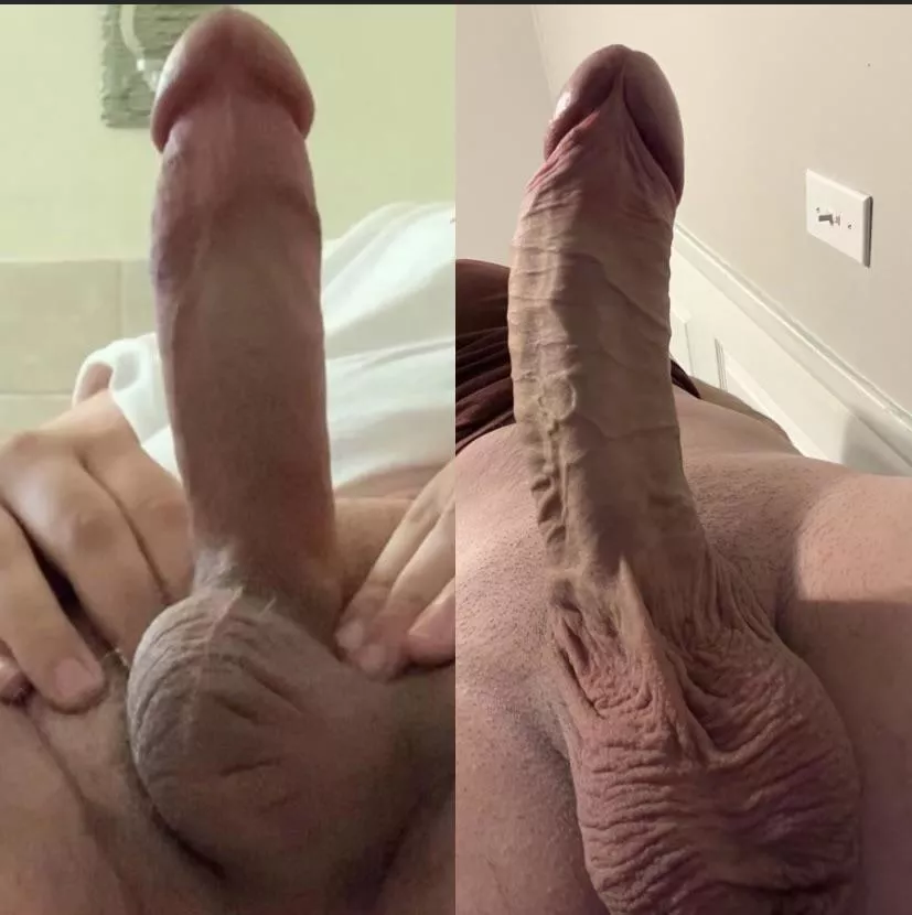 Bwc Battle: who’s got the better cock? Me on the left or @bigone2727 on the right. Bwc Battle: who’s got the better cock? Me on the left or @bigone2727 on the right.