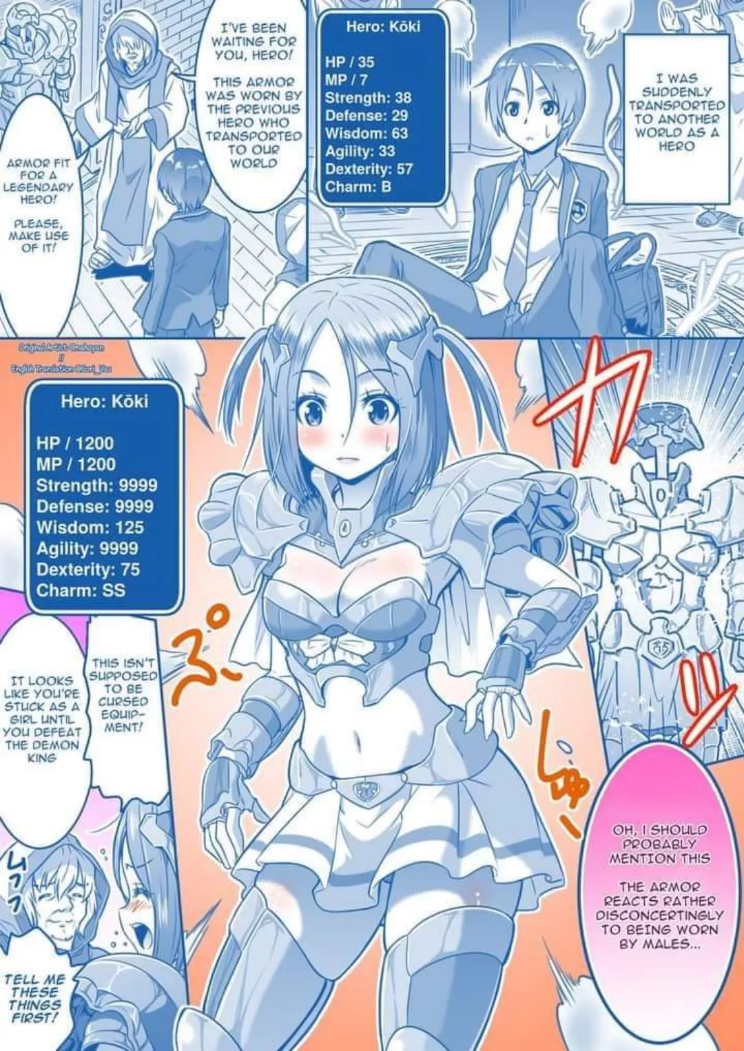 Can anyone identify who this great Genderswap Isekai is by? Can anyone identify who this great Genderswap Isekai is by?