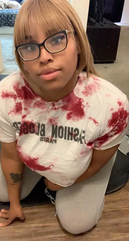 Can you tell that I have no bra on?