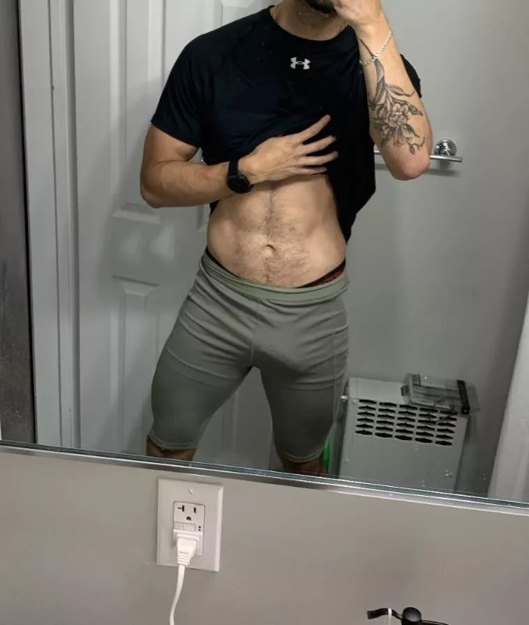 Can’t wear these compression shorts out in public Can’t wear these compression shorts out in public