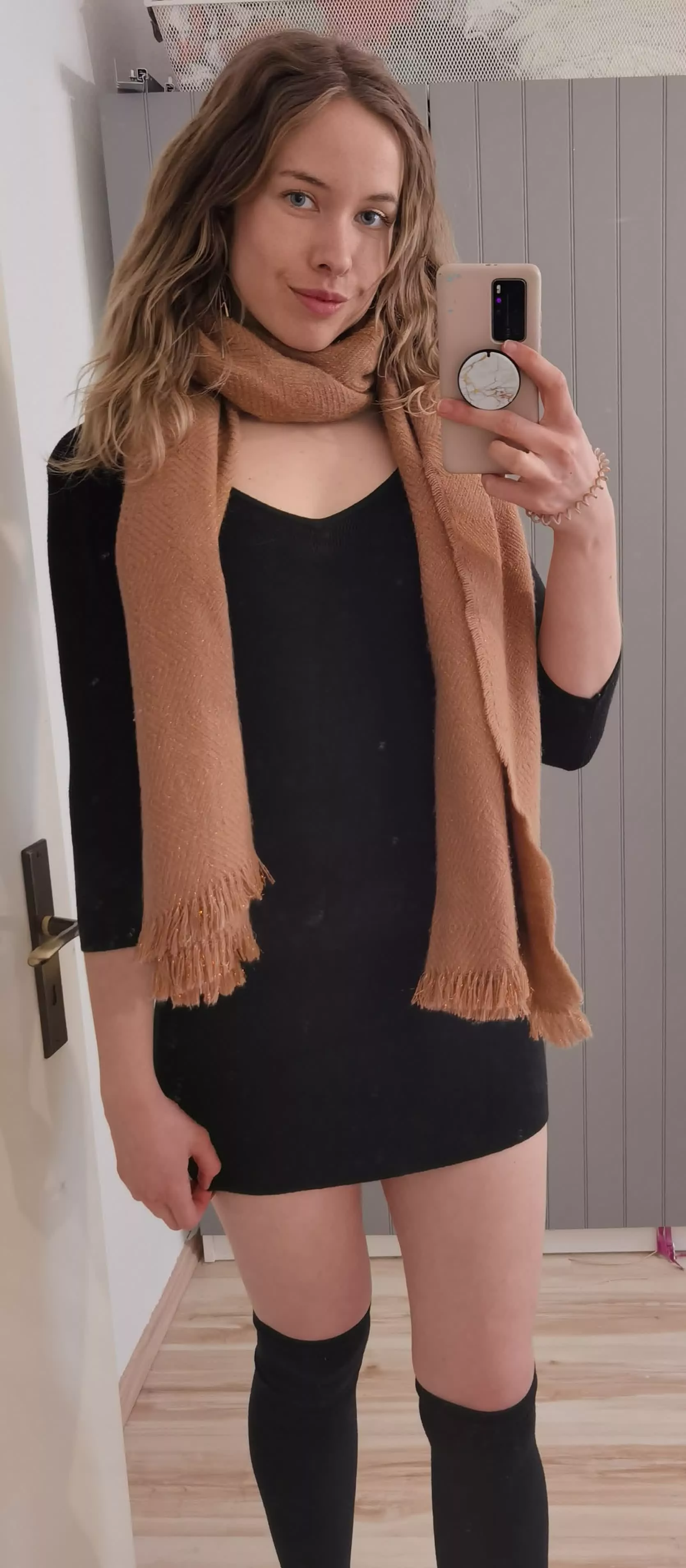 Casual, but a tight black dress ✌️