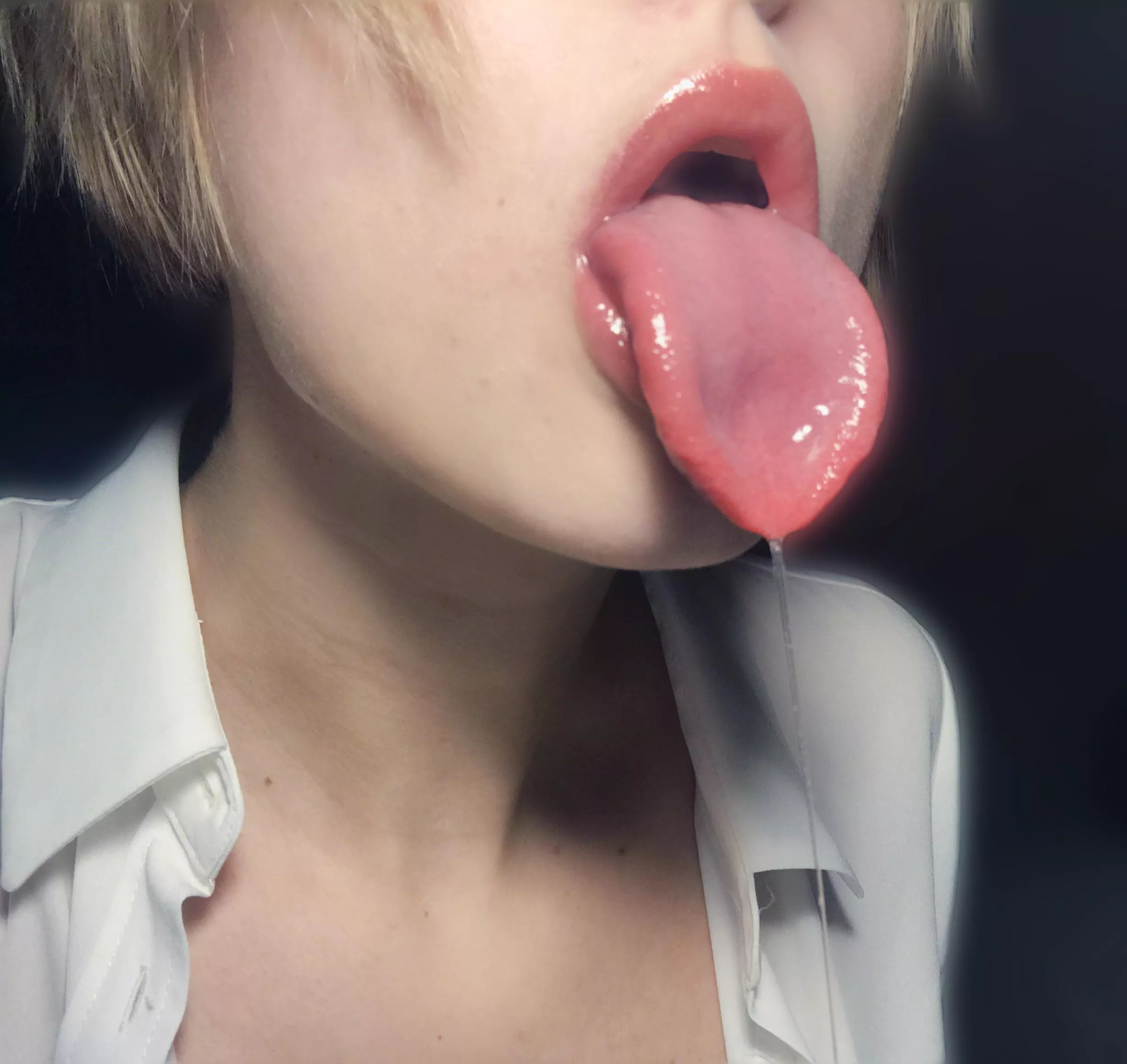 Catch that spit, baby