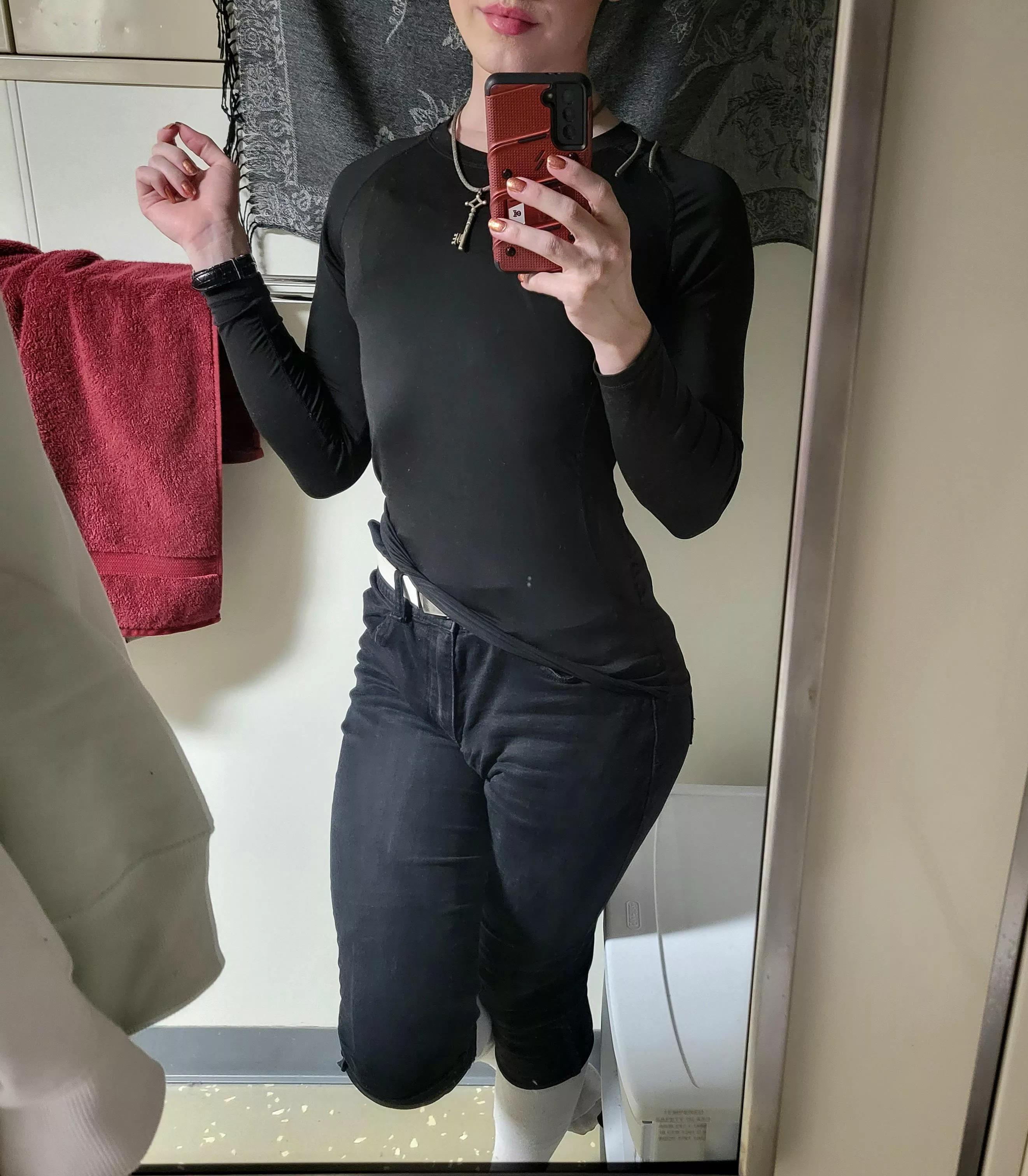 Chest flatter than day old soda 🥺 thighs thicker than a bowl of oatmeal 👉👈