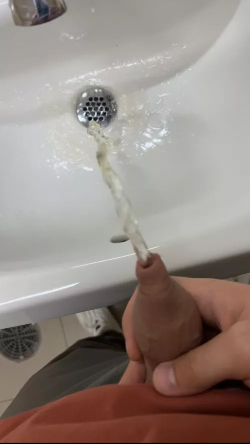 Cleaning out the drain