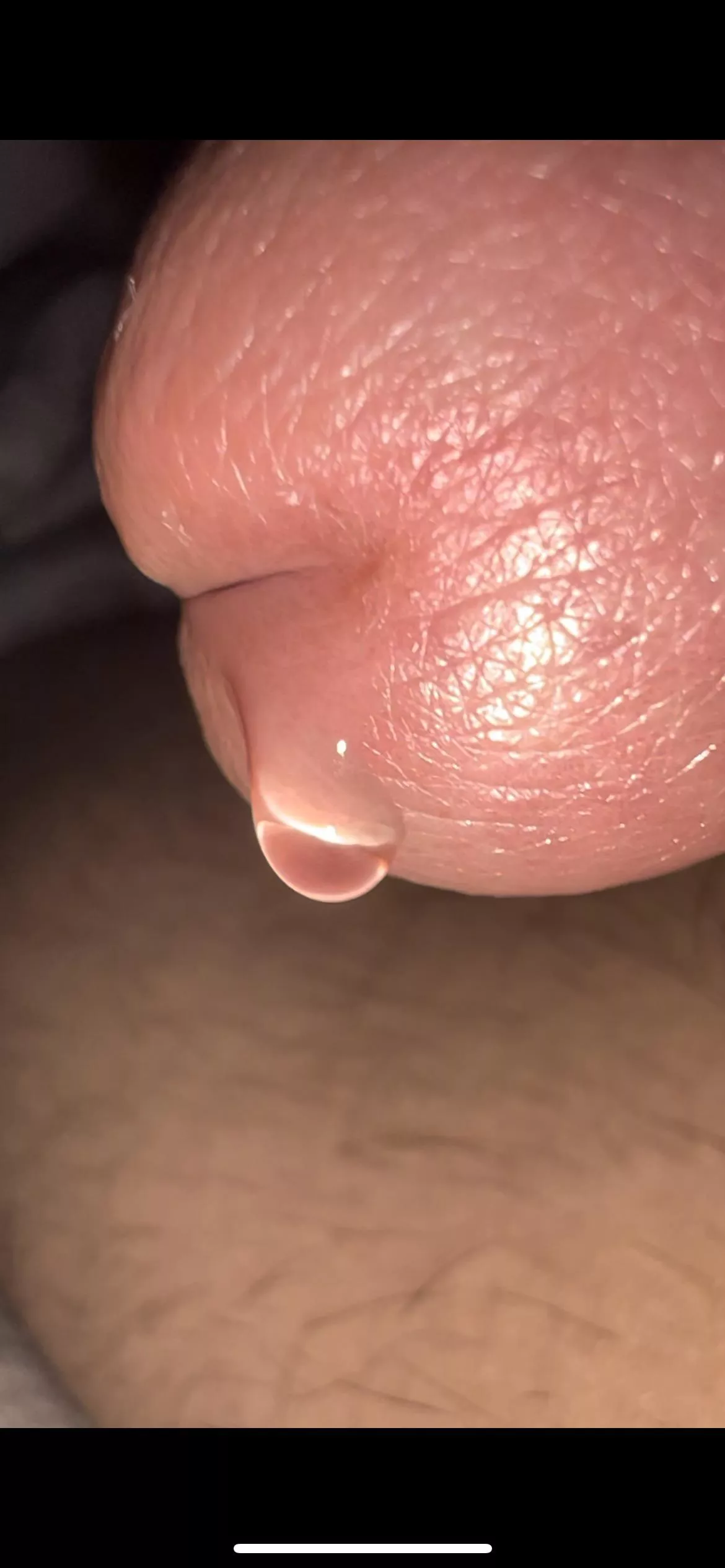 Close up precum drop👀
